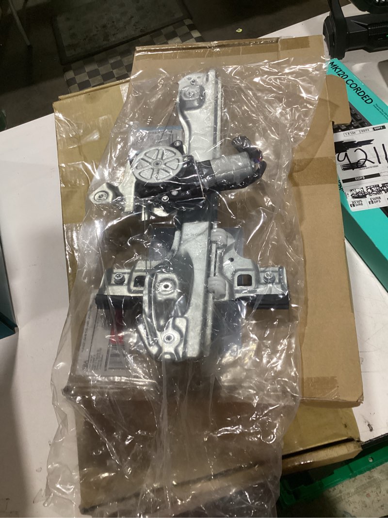 Condition photo showing As Is for (similar too)trq rear driver side power window motor and regulator assembly compatible with 2012-2017 chevrolet equinox 2012-2017 gmc terrain