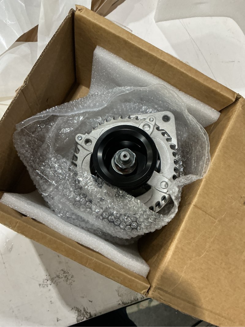 Condition photo showing New/Like New for alternator compatible with honda pilot 16-22 3.5l, for ridgeline 17-25, for odyssey 18-25,for passport 19-25,for acura mdx 14-20 12v 1550a 6-groove pulley clockwise replace 31100-5j6-a01