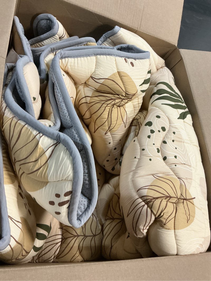 Condition photo showing Good Condition for blissful diary baby play mats for floor, 71x59 inch extra thicker & large soft cushioning foam playmats for babies and toddlers, foldable washable baby crawling mat for playpen, earth tones design earth tones 71" x 59"
