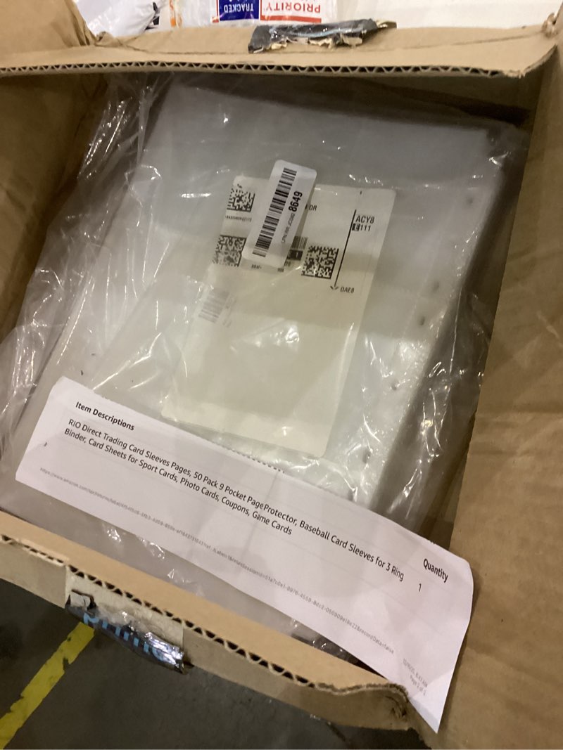 Condition photo showing New/Like New for Rio direct trading card sleeves pages