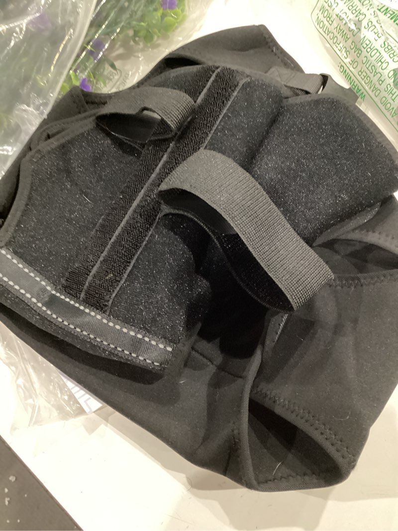 Condition photo showing As Is for dog knee brace for torn acl hind leg – support dog leg brace for back leg with 2 stabilizers, adjustable hip support to reduces pain luxating patella, ligament injuries, ccl (left leg, l) l left leg