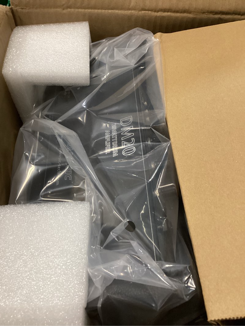 Condition photo showing New/Like New for coolmusic dm20 20w bluetooth personal monitor amplifier electric drum amplifier speaker,keyboard speaker with usb interface(including e-drum noise-reduction cable) (black)