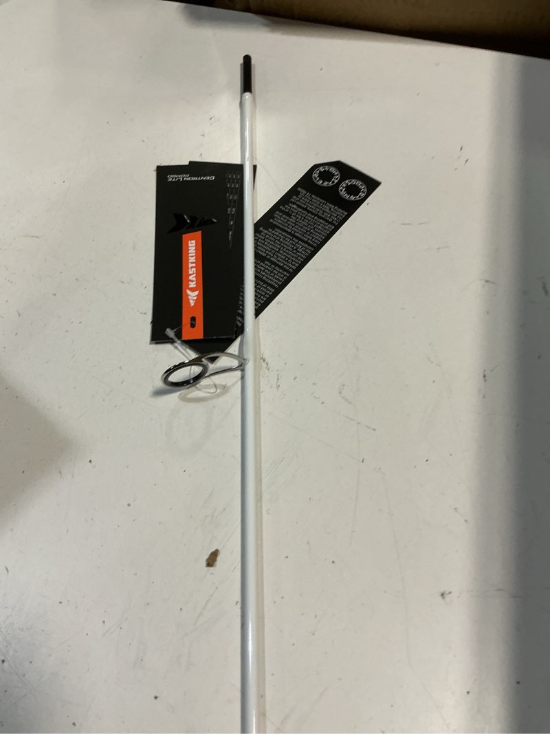Condition photo showing As Is for kastking centron lite travel fishing rod and reel combo, packable twin-tips spinning & baitcaster combos, lightweight im6 graphite, portable multi-piece kit for bass trout, freshwater travel spin-6'0'' l-500 reel (4pcs+extra tip)