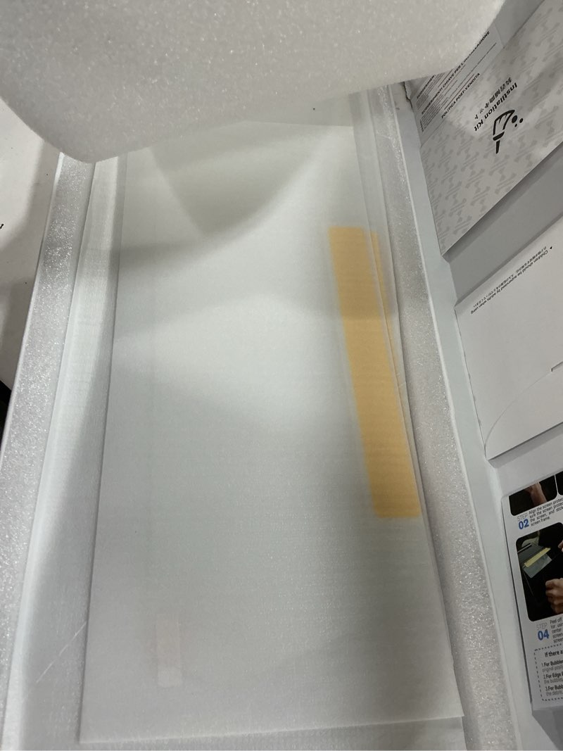 Condition photo showing New/Like New for for 2025 2026 chevrolet tahoe screen protector - (2pcs) 9h hd tempered glass - chevy tahoe (ls, lt, rst, z71, premier, high country) 17.7 inch touchscreen & 11 inch instrument accessories tahoe 2pcs hd (17.7 inch+11 inch)