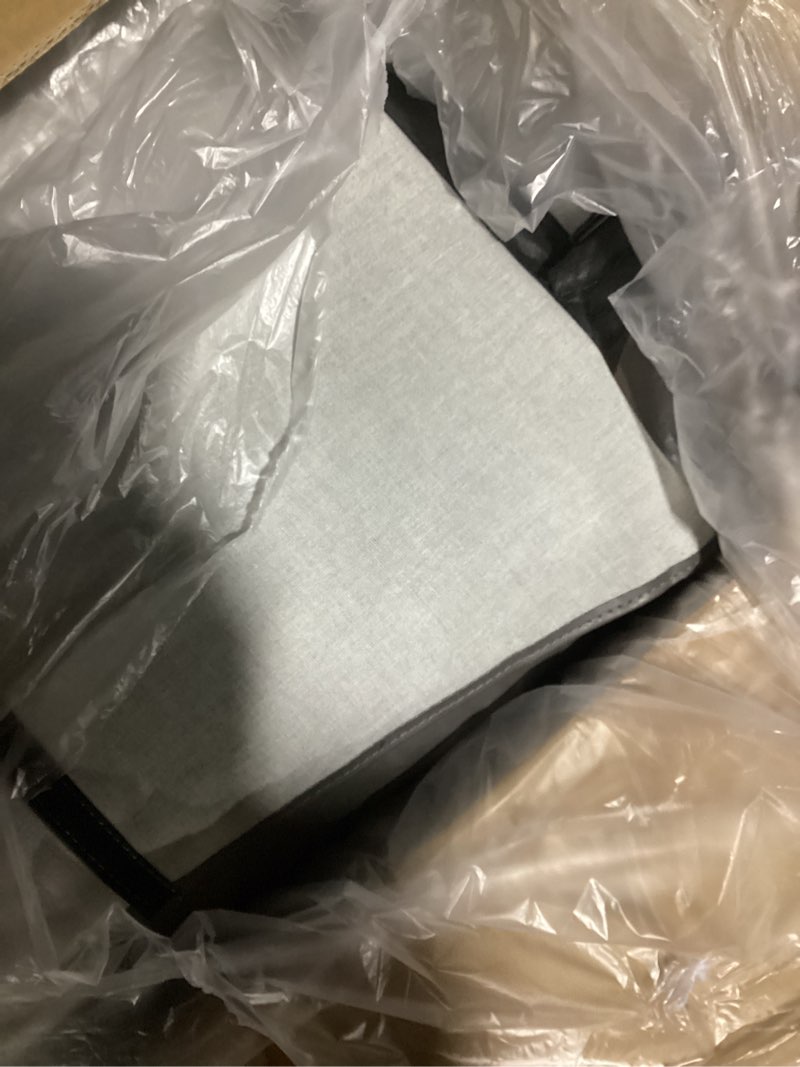 Condition photo showing As Is for GarveeHome Power Lift Recliner Chair Sofa, PU Leather Reclining with Charging Ports, Cup Holders, Electric Stand Assist for Elderly, Home Theater Seating with Remote for Living Room, White