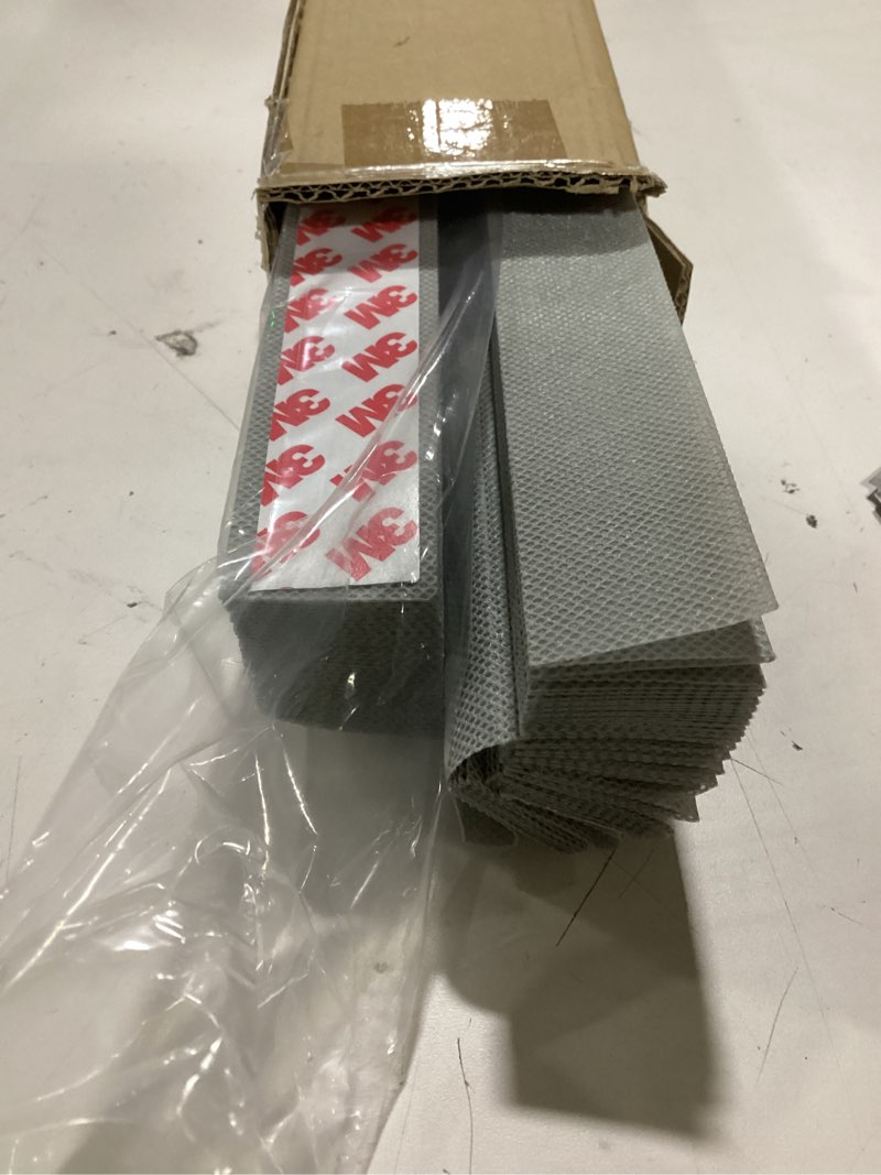 Condition photo showing Good Condition for SEEYE Light Filtering Temporary Blinds Cordless Shades Fabric Pleated Fabric Shade Easy to Cut and Install, 36" W x 72" L - 2 Pack, White, with 4 Clips White 36" W x 72" L