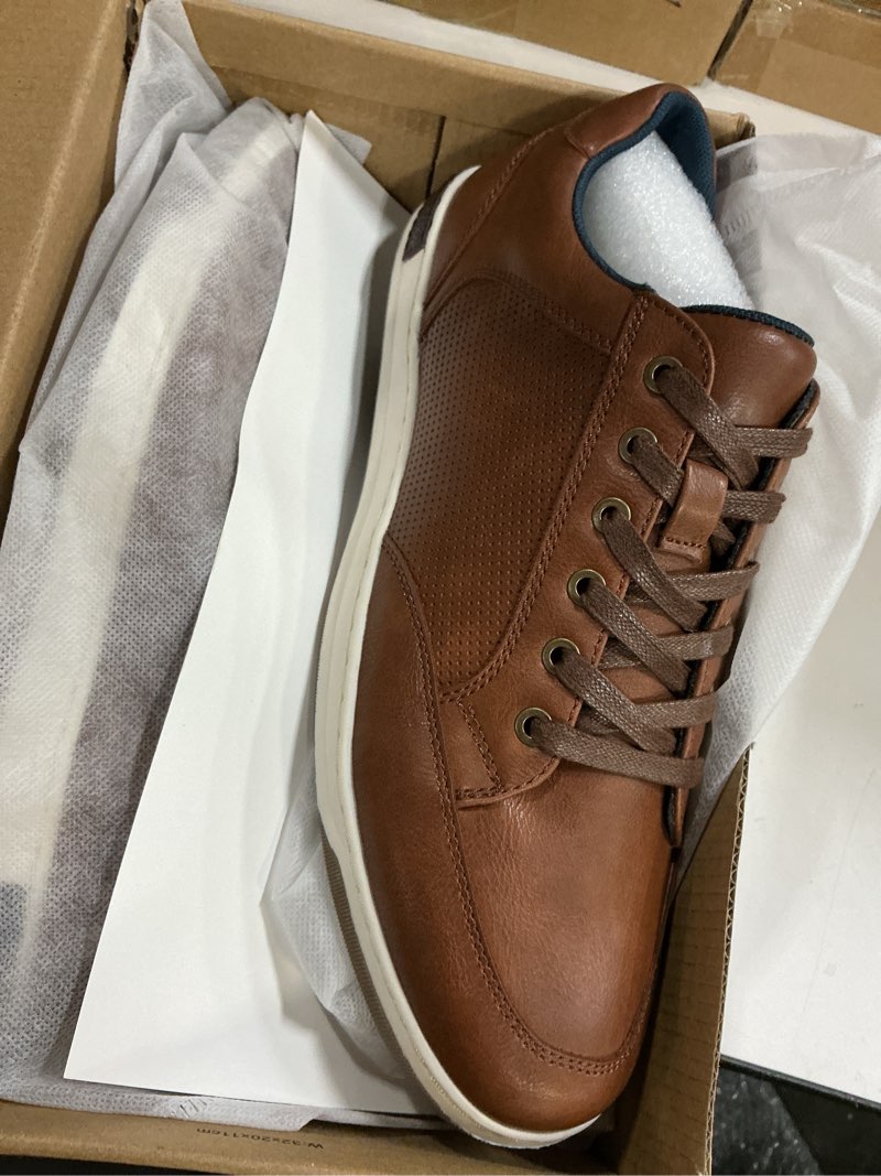 Condition photo showing New/Like New for decarsdz men's sneakers classic retro casual shoes dress business oxford shoe for men 9.5 brown44