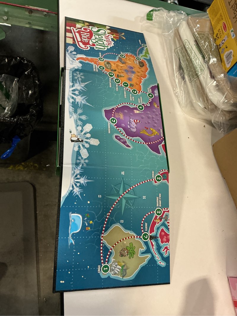 Condition photo showing Good Condition for Santa's Sleigh Ride - Educational Christmas Board Game for 2-6 Players, Ages 5+