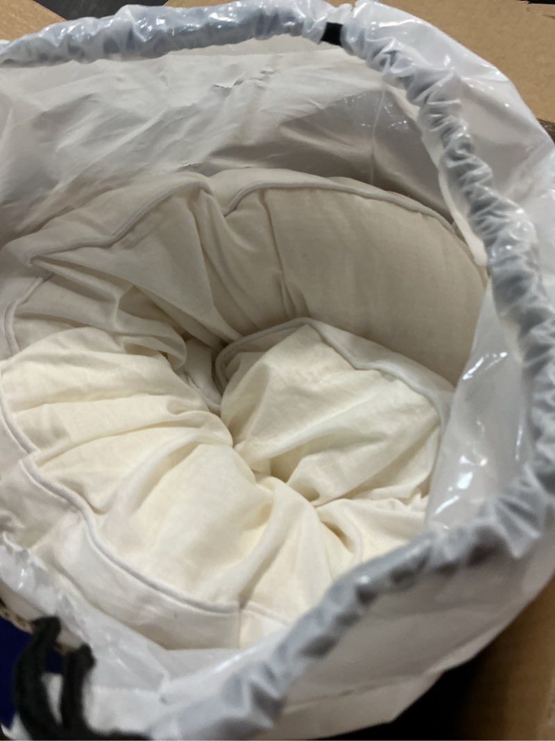 Condition photo showing Good Condition for natural talalay latex pillow, luxury standard strong support sleeping bed pillow for side, back, and stomach sleepers, medium soft latex foam pillow, removable breathable cotton cover standard (medium)
