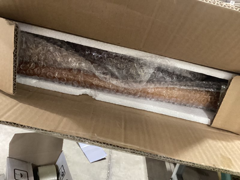 Condition photo showing Good Condition for Semjar Small Oval Coffee Tables Set,Acacia Wood Tabletop Nesting Tables?25.6"x17.7"+17.7"x13.4" for Living Room Small Spaces Office,Easy Assembly Minimalist Walnut Mid Century Modern Coffee Table