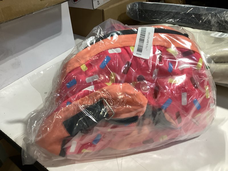 Condition photo showing New/Like New for supet raised inflatable dog cone collar to stop licking, soft dog cone alternative after surgery, doggie neck donut collar for small medium large dogs donut pink l(neck 12"-16")
