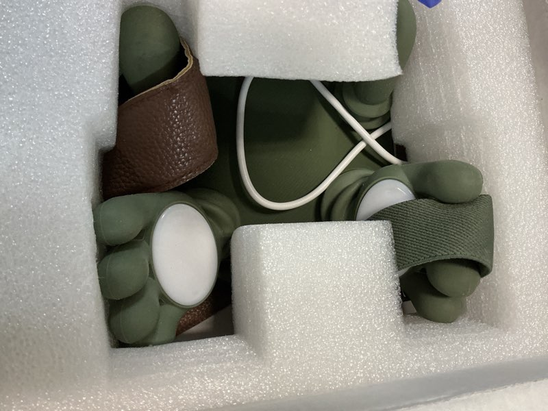 Condition photo showing As Is for neck massager with heat - deep tissue shiatsu electric neck and shoulder massager with fingers, 4d kneading design for foot back body, cordless masajeador de espalda y cuello, portable for travel