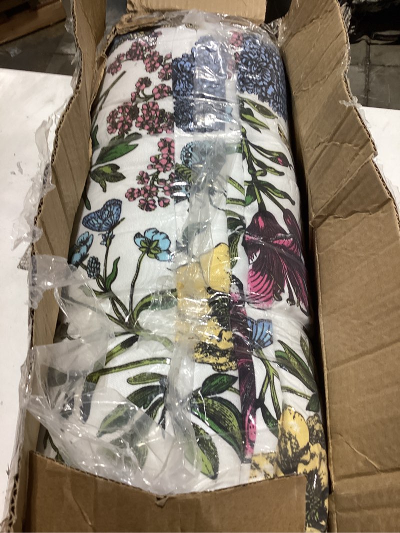 Condition photo showing Good Condition for outdoor chair cushions, outdoor cushions 19x19 inch, patio chair cushions seat pads, indoor full-length ties for non-slip support, plump filling, premium thick fiber, set of 2, butterfly print 19" x 19" butterfly