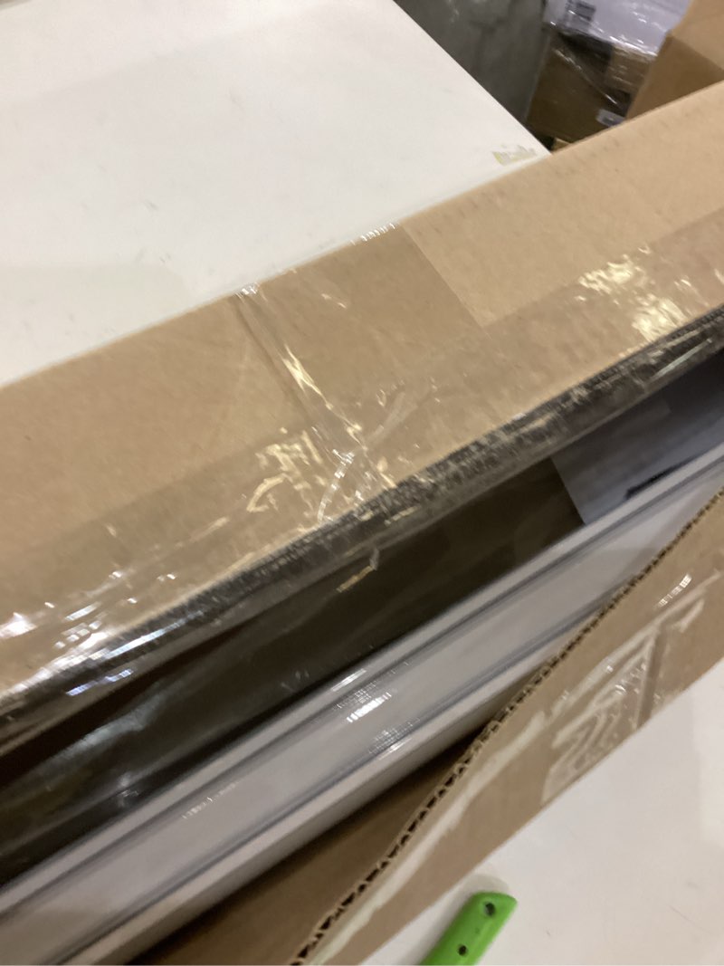 Condition photo showing As Is for ChrisDowa Cordless Free-Stop 100% Blackout Blinds for Windows, Roller Windows Shades with Thermal Insulated, UV Protection Fabric for Living Room, Office and Home. Easy to Install.White,26" W X 72" H 26"W x 72"H White