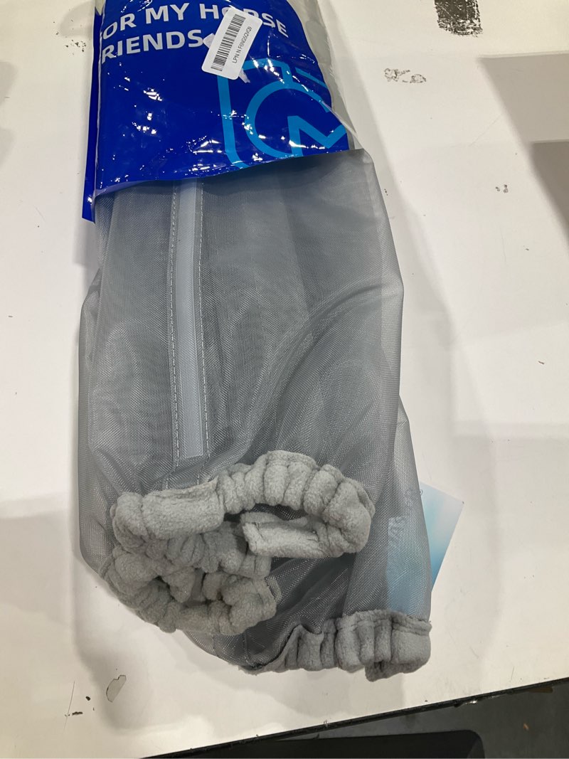 Condition photo showing Good Condition for universal size horse leggings fine mesh horse fly boots greatly reduce stomping breathable horse boots leg wraps (set of 4) silver