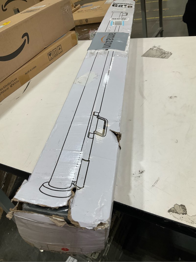 Condition photo showing Good Condition for 48" tall x 95" extra wide retractable gate extra tall pet gate for wide openings dog gate indoor outdoor mesh baby gate for doorways - upgraded height to prevent jumping over, gray gray 48" tall x 95" wide