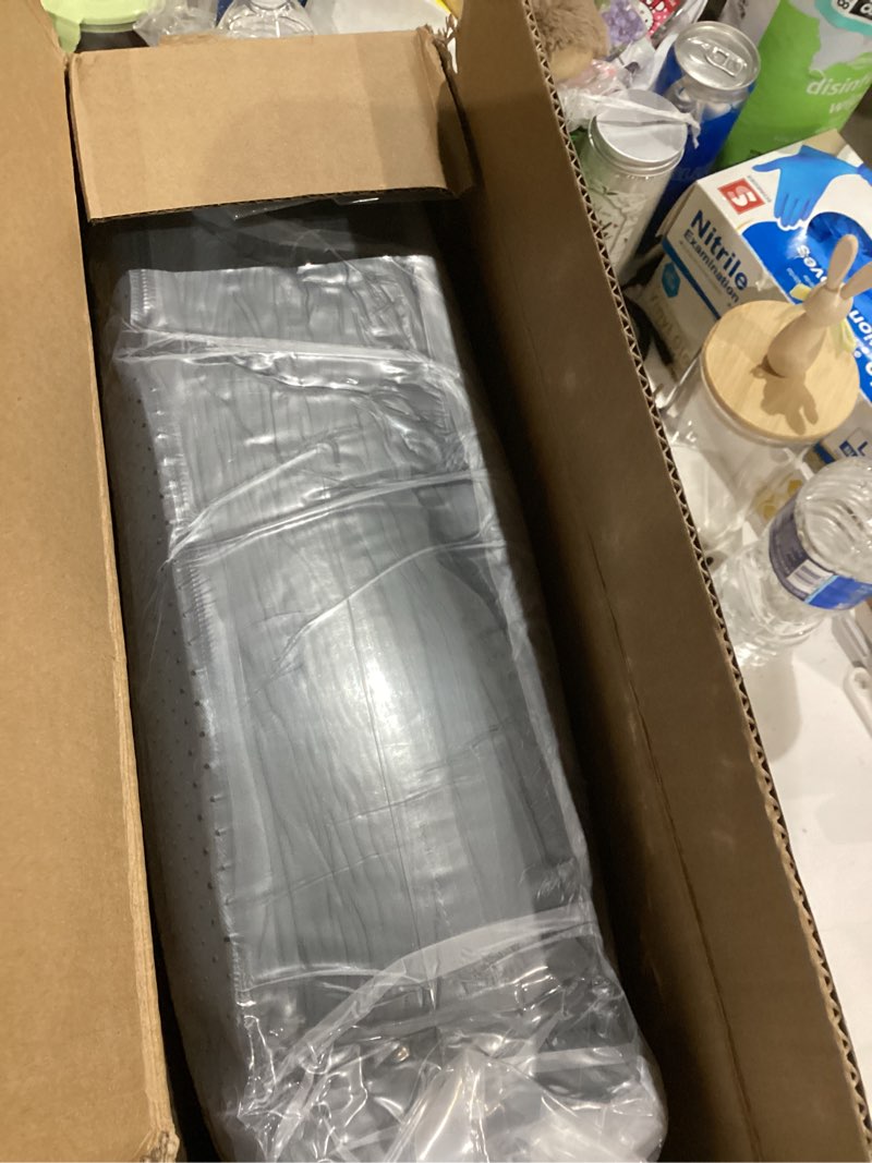 Condition photo showing Good Condition for Reading Pillow for Sitting in Bed Adult, Back Pillow for Bed Sitting up, Backrest Pillow with Arms, Back Support Pillows for Gaming Lounging Watching TV, Medium 19" Grey Medium (5'3"-5'10") Grey