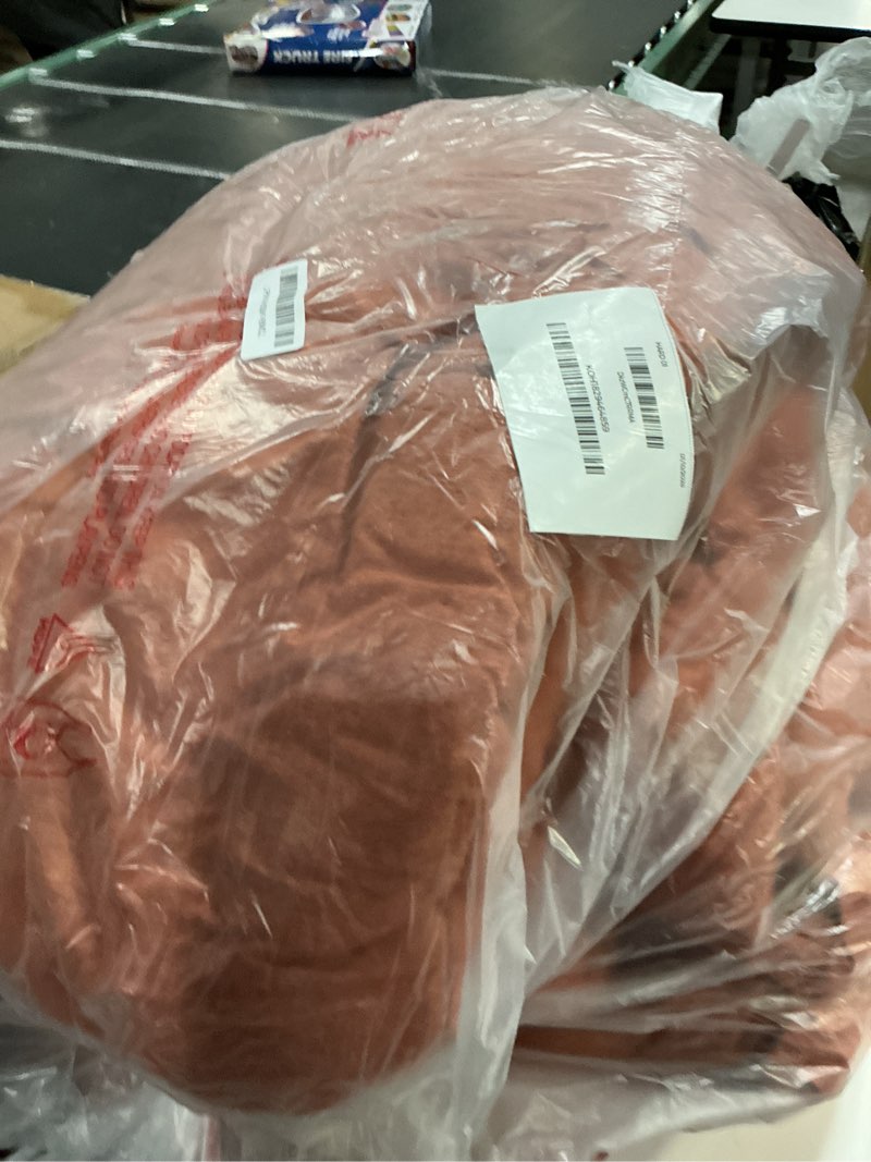 Condition photo showing As Is for Monbix King Size Comforter Set, Autumn Leaf King Bedding Set Reversible, King Comforter Set 7 Pieces, Cationic Dyeing Bed in a Bag with Comforter, Sheets, Pillowcases & Shams Autumn Leaf 7Piece-King(102”X90'')