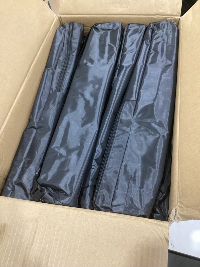 Condition photo showing As Is for AROIC Art Painting Artist Easel Stand, Painting Display Easel Stand,Portable Adjustable Iron Tripod Display Stand with Bag, Height from 20 to 66 in for Table-Top/Floor Drawing and Displaying(8 Pack) 8P