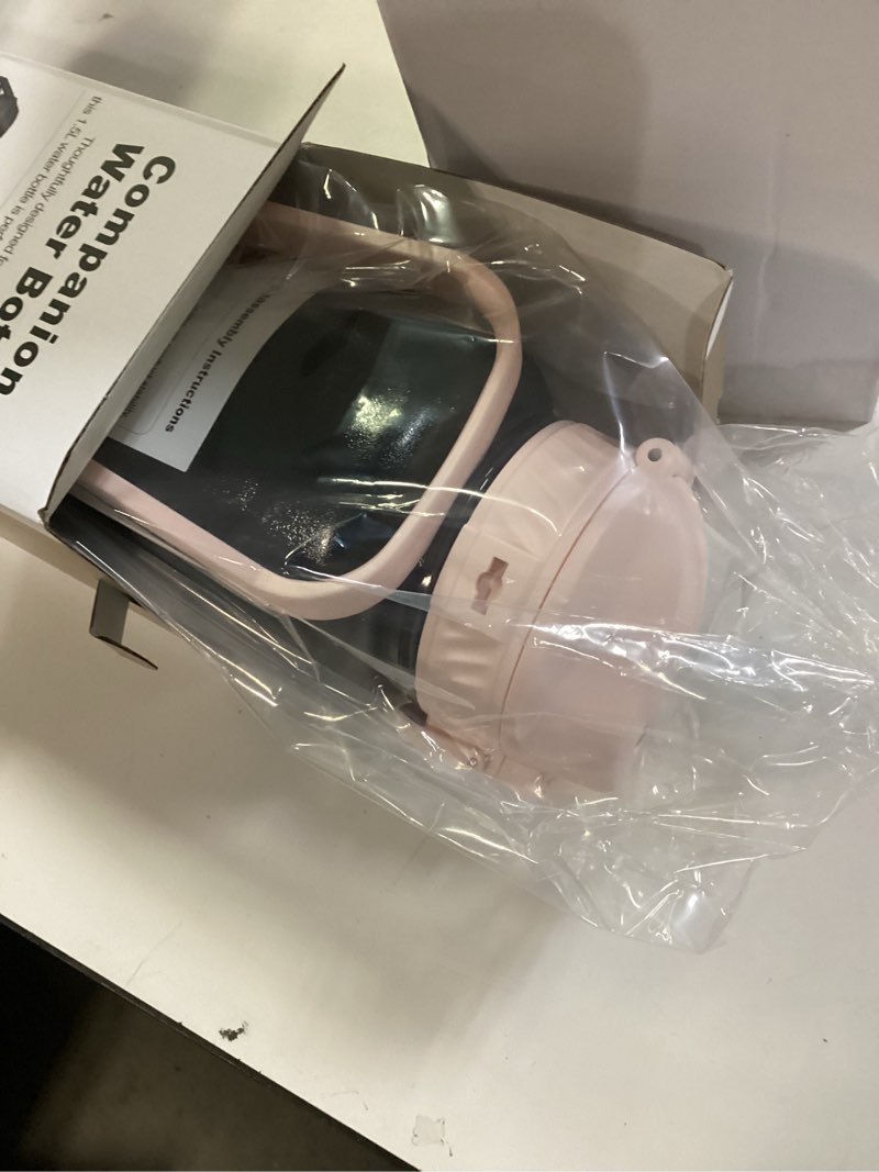 Condition photo showing New/Like New for 50oz Leakproof Dog Water Bottle for Hiking & Camping with Pet Sharing Technology - Dual Hydration Zones, Portable Dog Water Bottle, Travel Accessories for Humans and Pets, BPA Free, Pink