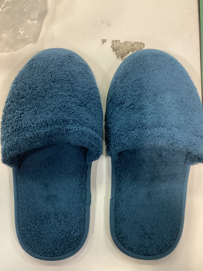 Condition photo showing Good Condition for Arus Men's Cotton Slippers Turkish Terry Cloth for Spa and Bath( Large whide) 