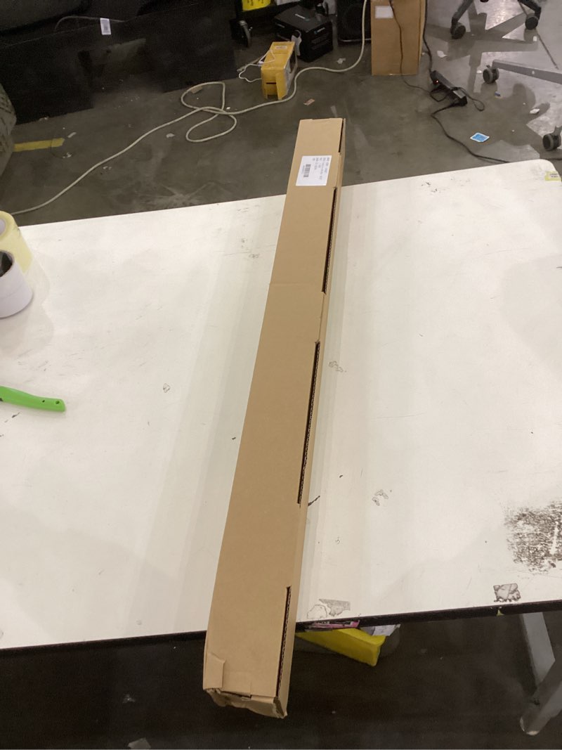 Condition photo showing New/Like New for MODE Simplicity Collection 5/8" Diameter Curtain Rod Set with Modern Ball Curtain Rod Finials (Brushed Gold, Fits 36” to 72” Windows) Brushed Gold Fits 36” to 72” Windows