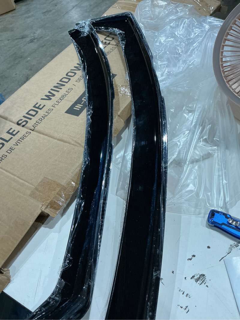 Condition photo showing As Is for goodyear shatterproof in-channel window deflectors for toyota corolla 2020-2026 sedan, rain guards, window visors for cars, vent deflector, car accessories, 4 pcs. - gy007959