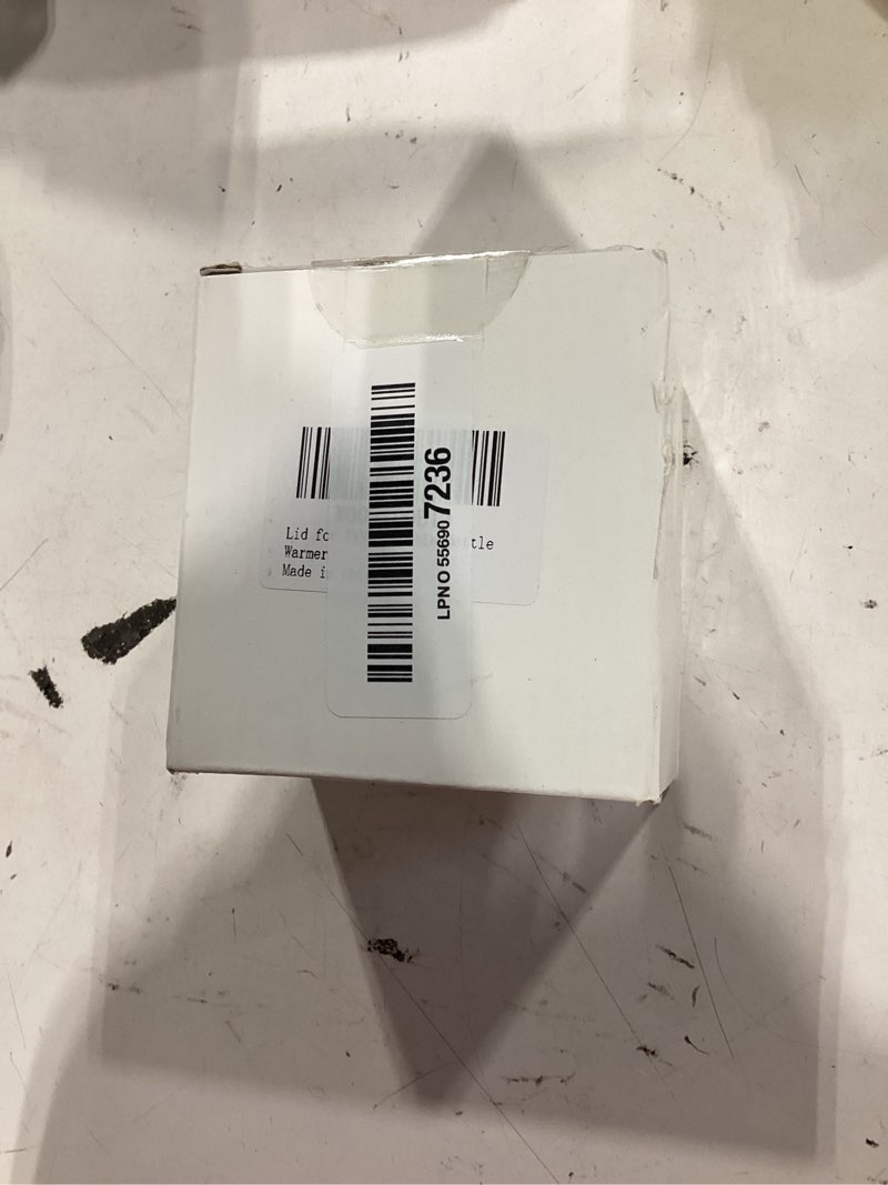 Condition photo showing As Is for lid for ykv portable bottle warmer