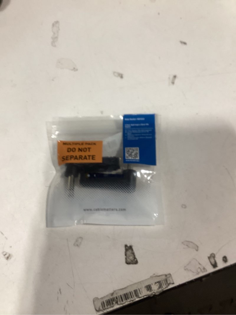 Condition photo showing Good Condition for Cable Matters 2-Pack Right Angle Toslink Adapter (Toslink Extension) Male to Female