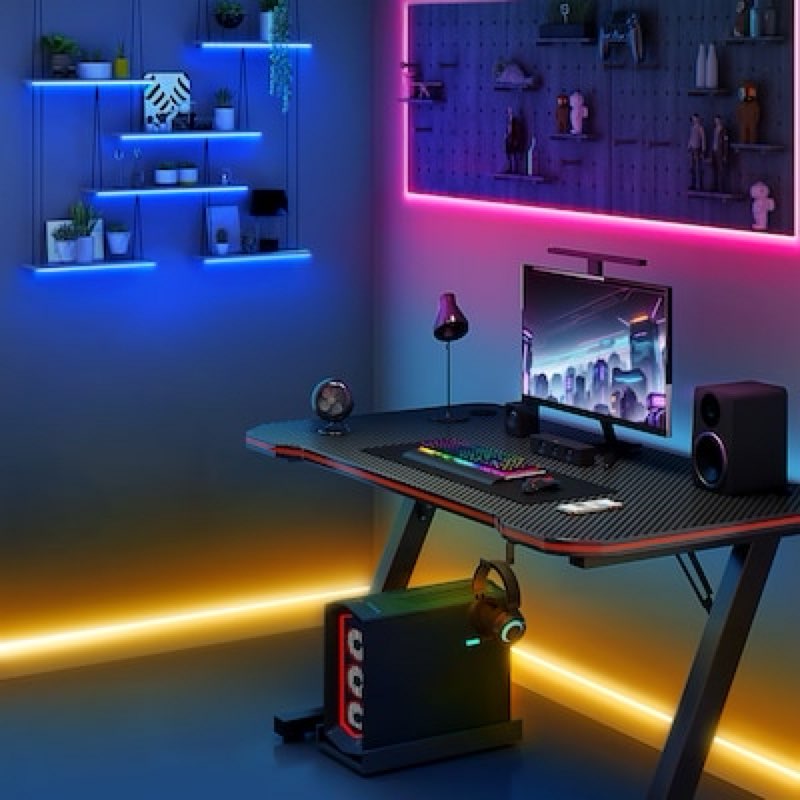 Condition photo showing Good Condition for  utilitech indoor 8-ft led multicolor strip light