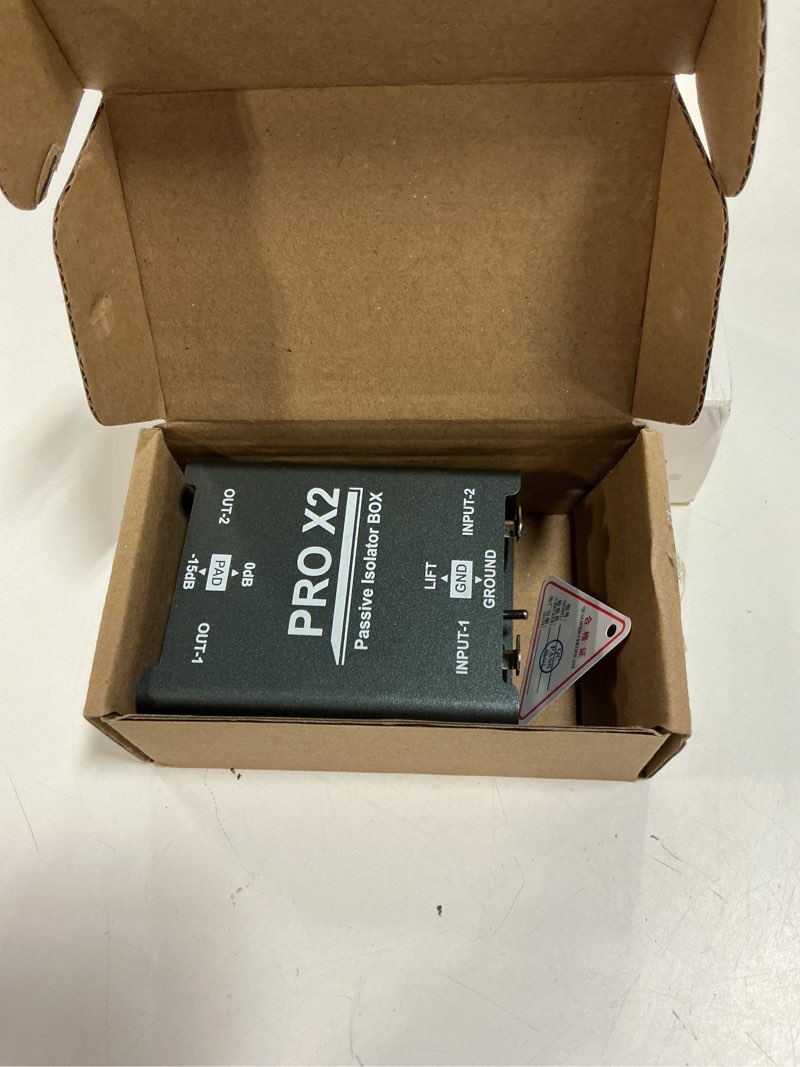 Condition photo showing Good Condition for 2channels xlr ts trs passive hum eliminator box ground loop isolator | compatible with pro audio equipments, replaces wdiso-pro x2 max2 isolation modules