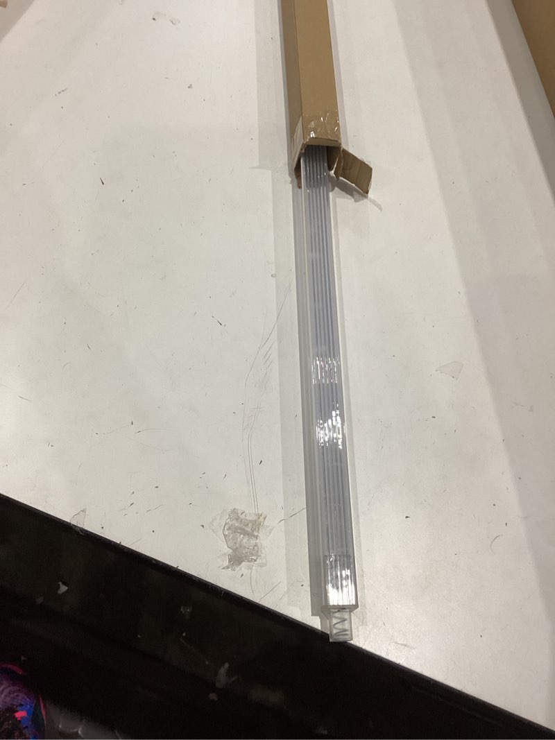 Condition photo showing Good Condition for earthtec 24 inch clear adjustable replacement bathroom towel bar rod spring loaded end sturdy plastic wall mount and for kitchen towel storage replacement towel bar for ceramic holder