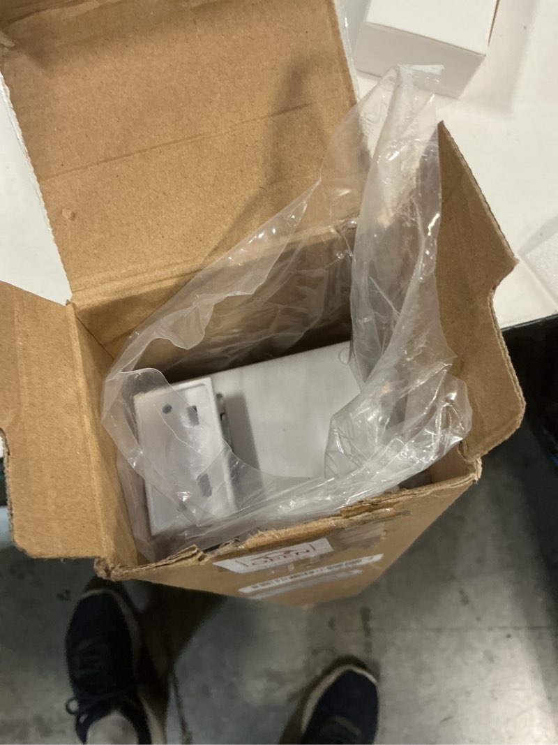 Condition photo showing New/Like New for joydeco no drill no tools blackout shades, free-stop cordless roller shades, thermal insulated blinds for indoor windows, easy install window blinds for home and office (white, 35" w x 75" h) white (no drill) 35"w x 75"h