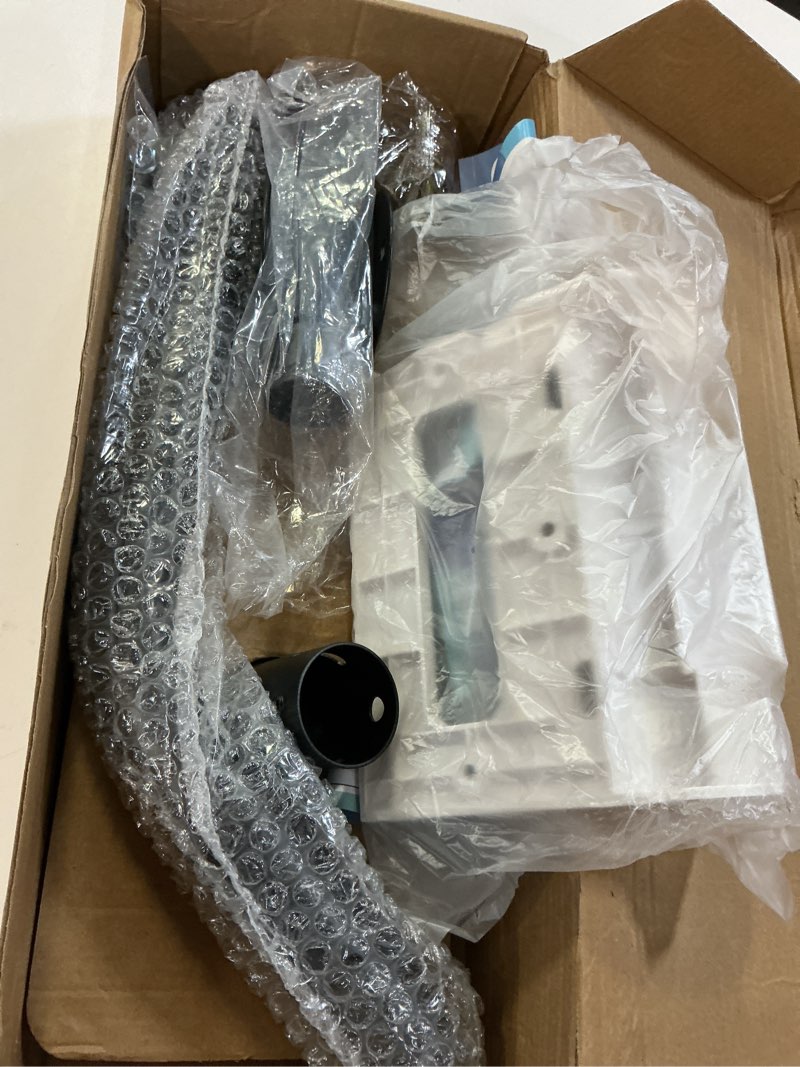 Condition photo showing Good Condition for starlink gen 3 mount, adjustable metal starlink pole mounting kit for wall /roof, with 2-in-1 router mount (black, 15.7-inch) black 15.7-inch