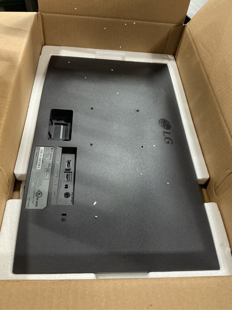 Condition photo showing As Is for LG 24G411A-B 24-inch Ultragear Full HD (1920 x 1080) IPS Gaming Monitor, 144Hz (O/C), 1ms MBR, NVIDIA G-Sync Compatible, AMD FreeSync, HDR10, HDMI, DisplayPort, Slim Stand, Black 24G411A-B 24”