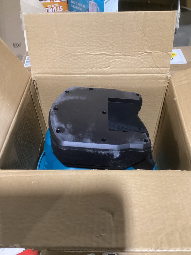 Condition photo showing As Is for 20V Electric Seed Spreaders for Lawns with 6-Speed Adjust & 8 Planting Settings - Cordless Grass Seed Spreader for Lawn for Fertilizer,Grass Seed, Ice Melt -All-Season Fertilizer Spreader