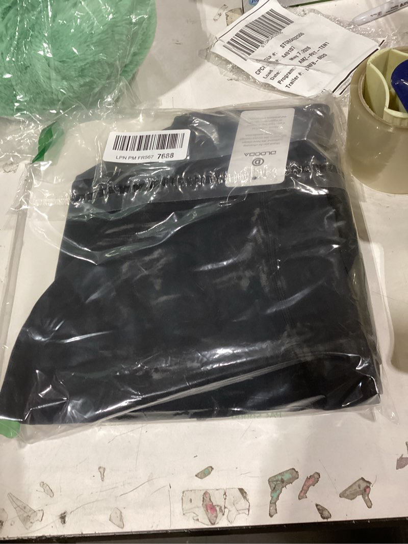 Condition photo showing New/Like New for walifrey flare leggings with pocket for women,high waisted opaque flare pants for yoga workout 30'' inseam xx-large black