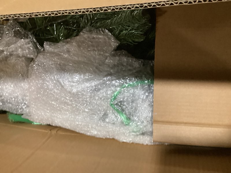 Condition photo showing Good Condition for National Tree Company Pre-Lit Feel Real®Artificial Christmas Tree  Green  Downswept Douglas® Fir  Clear Lights  Includes Stand  6.5 feet