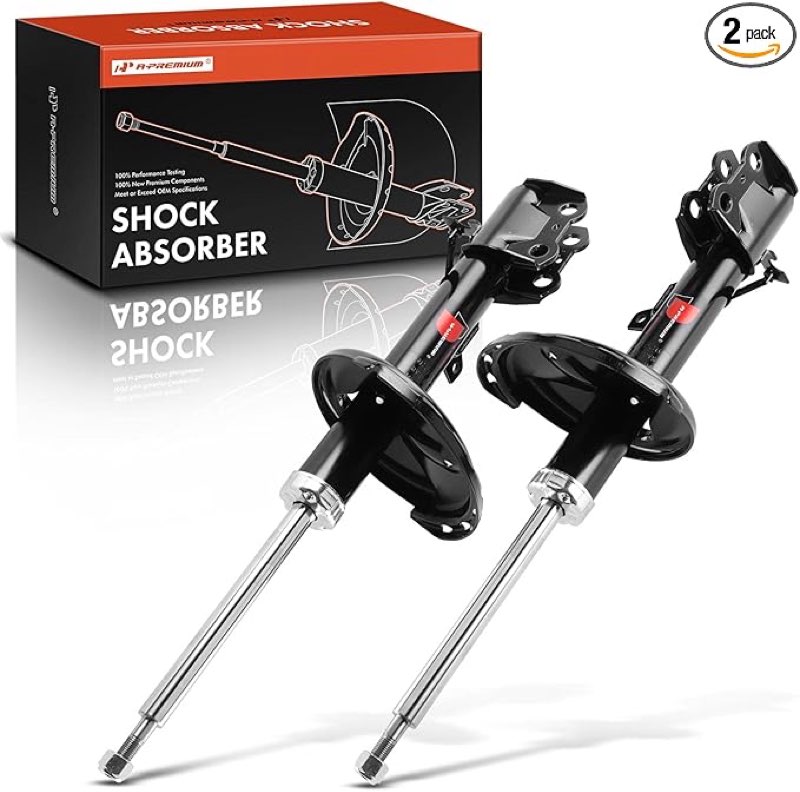a-premium rear shock absorber strut assembly compatible with toyota highlander 2008-2013, venza 2013