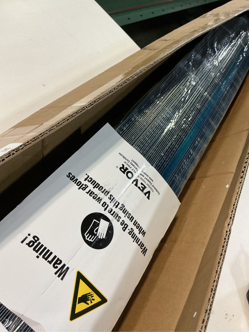 Condition photo showing New/Like New for vevor pex heat transfer plates, 50 pcs box radiant heat transfer plates, 4 ft aluminum pex heat transfer plates, 1/2 inch heat transfer plates designed for pex tubing 50pcs 4ft for 1/2" pex pipe