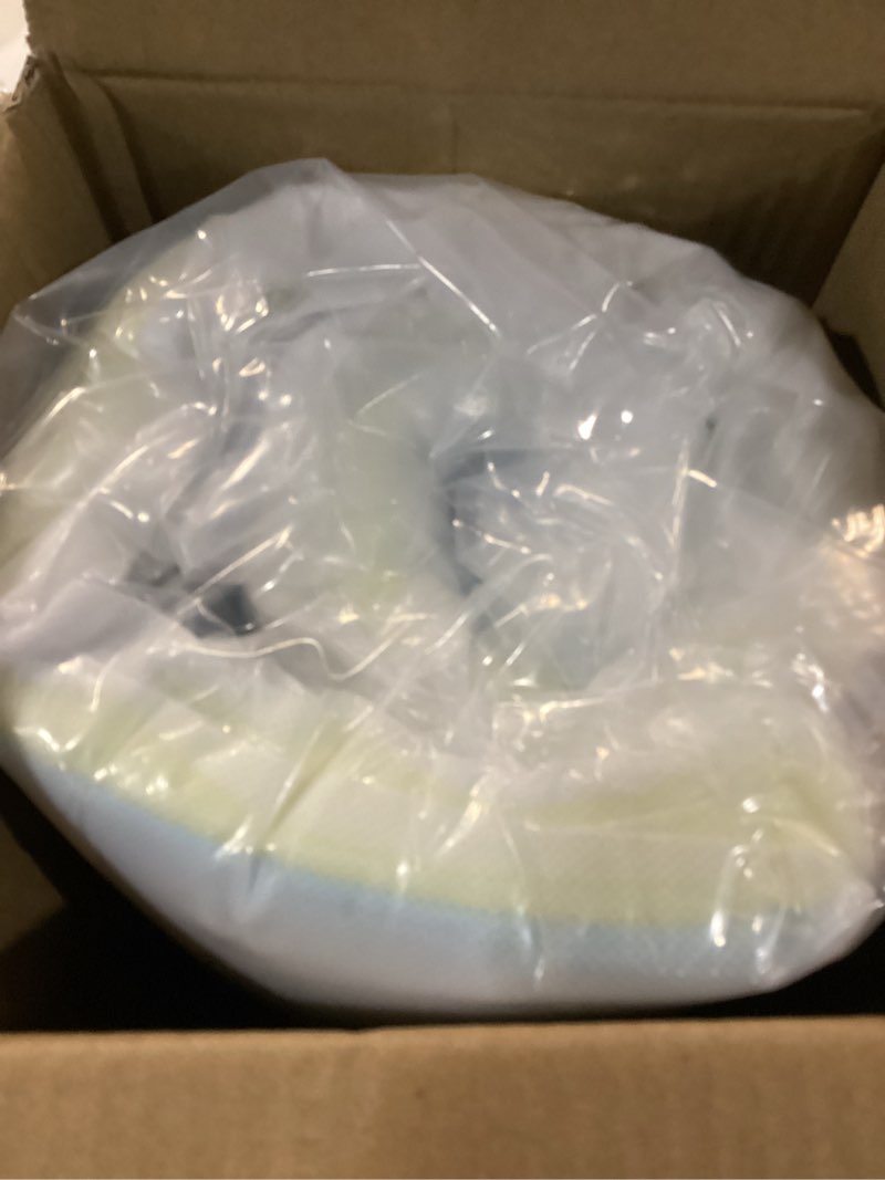 Condition photo showing New/Like New for hard-wearing orthopedic dog bed for crate, 35x22 inch, made of memory and hr foam, two-sided use, providing soft and relatively hard support, with an extra inner waterproof protector (gray) dark gray m?35"l x 22"w x 3"th?