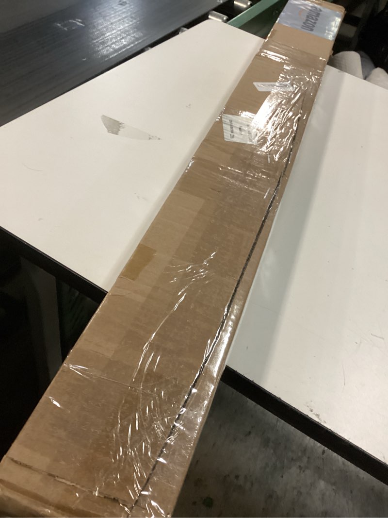 Condition photo showing As Is for 1-1/8 inch Double Curtain Rod - Premium Nonadjustable 84in/7ft Drapery Rods - Heavy Duty Dual Curtai