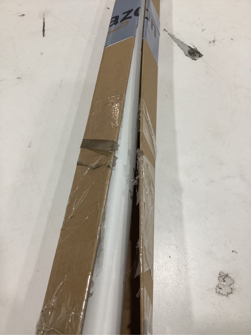 Condition photo showing Good Condition for tension curtain rod by ezfurni, 42 to 82 inch adjustable, spring loaded curtain rods no drilling, heavy duty tension rod for windows, bathroom, closet, door, renter friendly, no drill, non-slip,white white 42-82