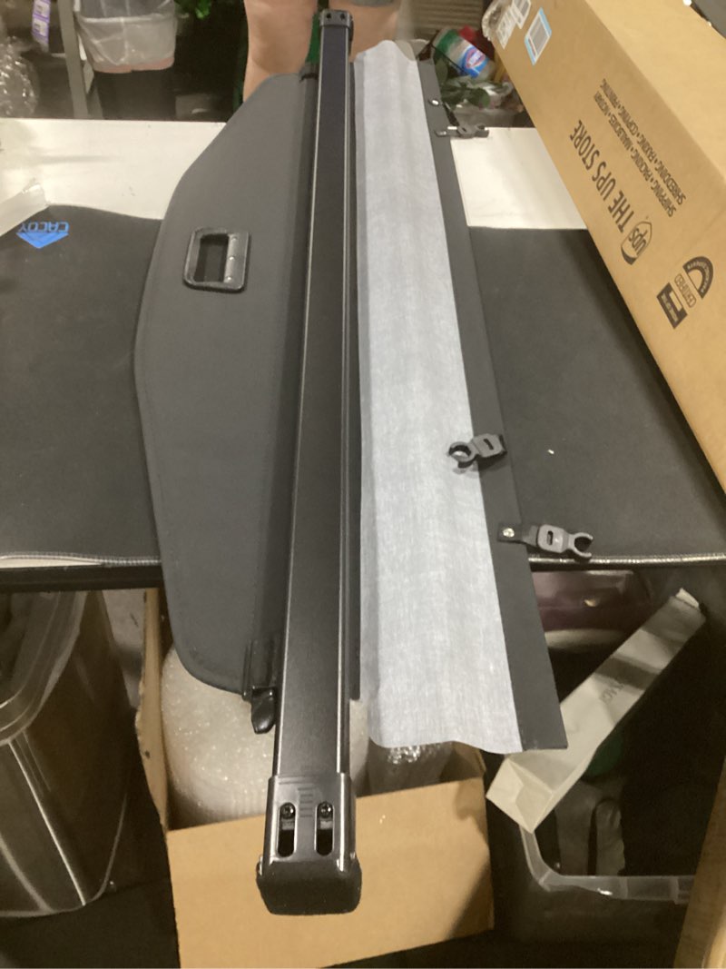 Condition photo showing As Is for (similar) car retractable rear trunk parcel shelf for toyota c-hr chr 2016-2018, car trunk cover cargo auto curtain rear shield parcel shelf retractable