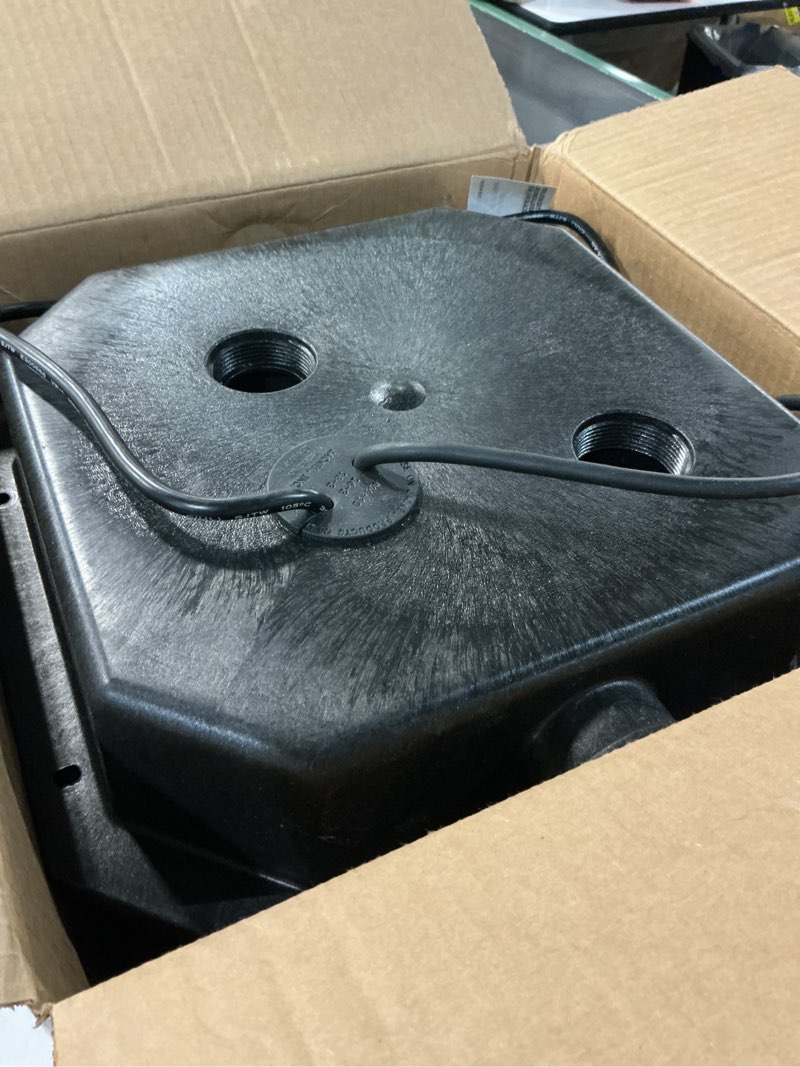 Condition photo showing As Is for Red Lion RL-SPS33 1/3 HP, 115-Volt, 3200 GPH Under-Sink Sump Pump System with 6 Gallon Basin, Red/Black, 14942736 Under Sink Sump System