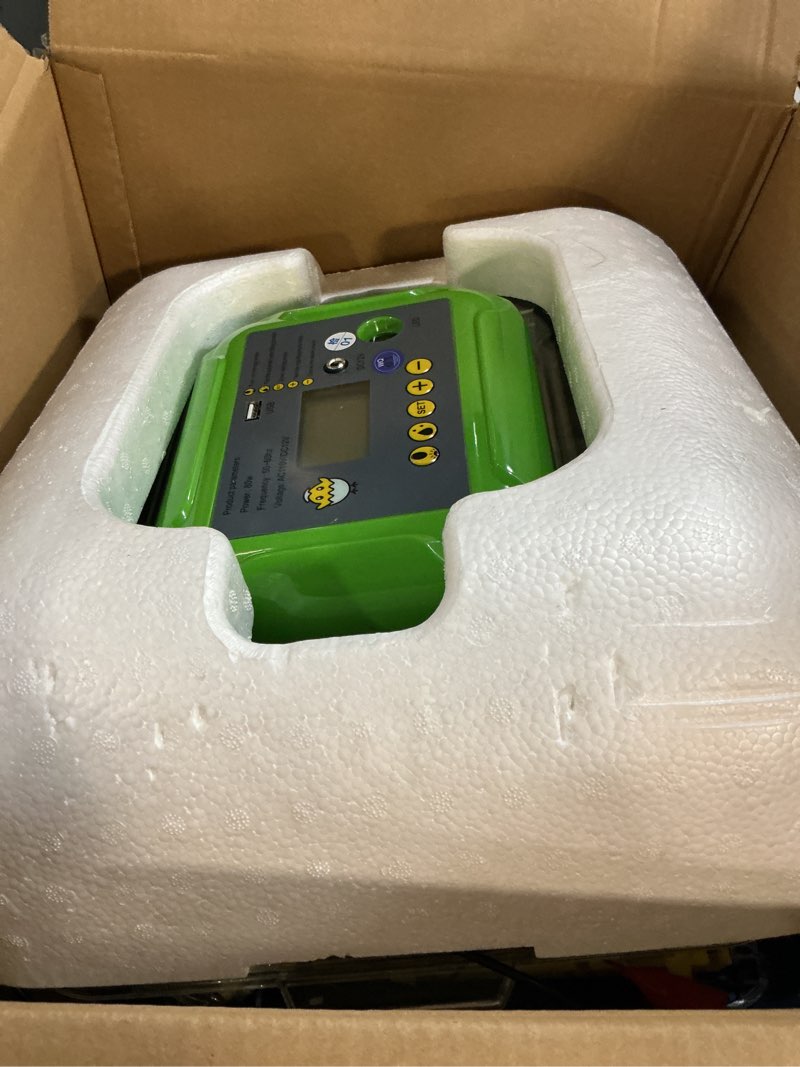 Condition photo showing Good Condition for 25 egg incubators for hatching eggs with automatic turner, digital temperature & humidity control, built-in egg candler, external water refill, for hatching chicken, duck,goose, home, school use