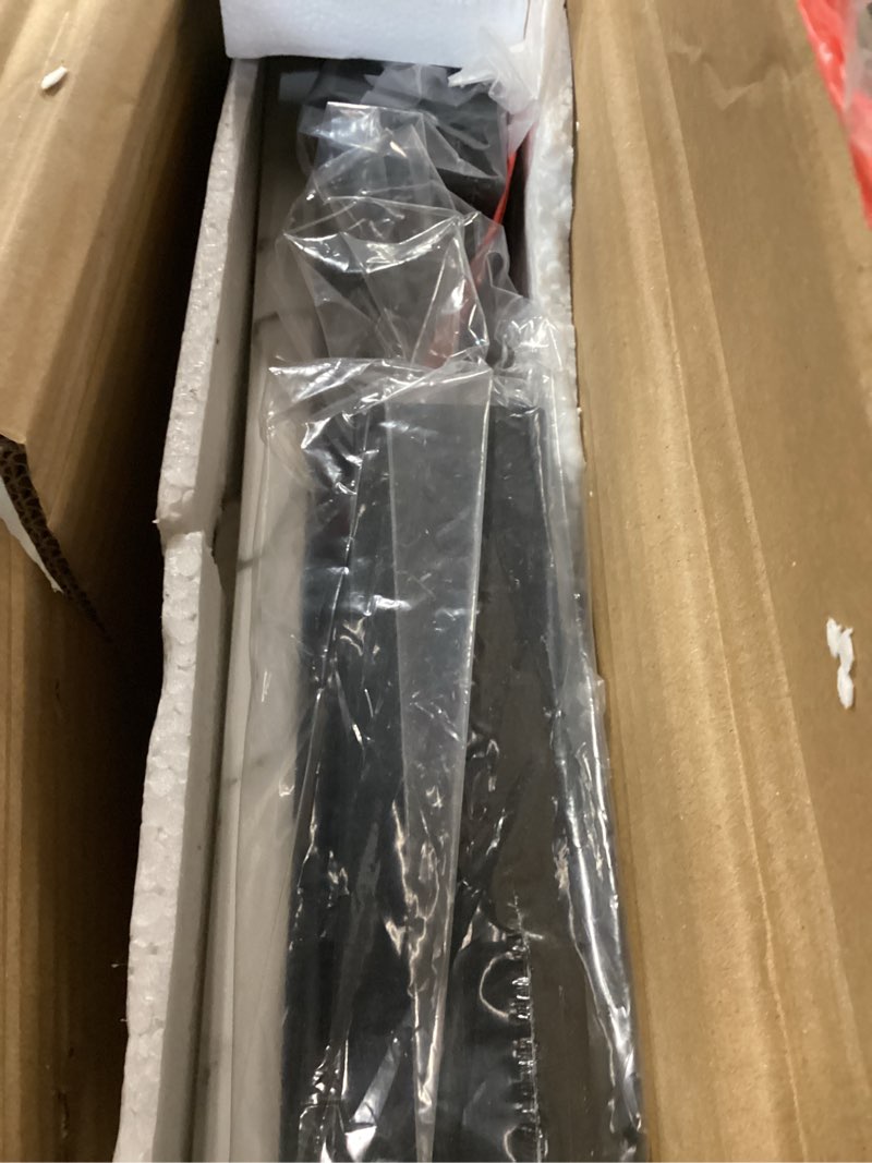 Condition photo showing As Is for mr ironstone 39.4" bar table white marble industrial pub dining height table bistro table (indoor use only) 39" white marble