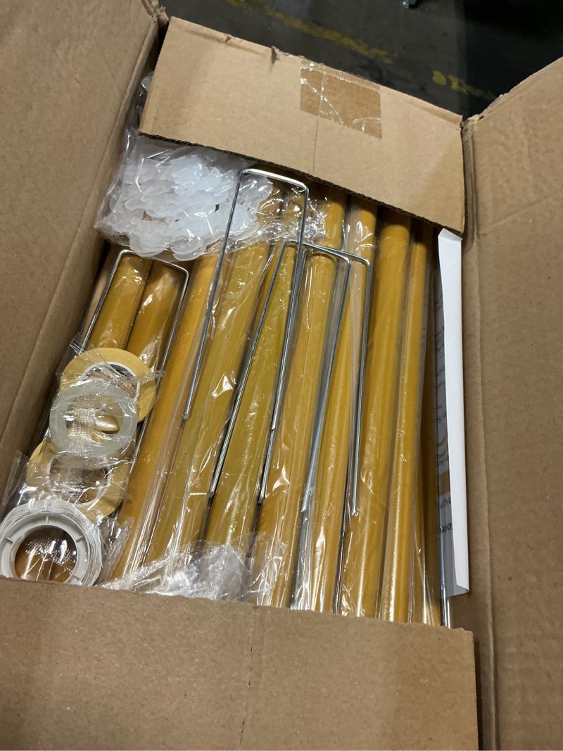 Condition photo showing Good Condition for 6.6FTx6.6FT Square Metal Arch Backdrop Stand, Gold Wedding Arch Backdrop Stand, Balloon Arch Stand Wedding Arch Frame for Wedding Party Birthday Baby Shower Anniversaries Gold 6.6FT*6.6FT