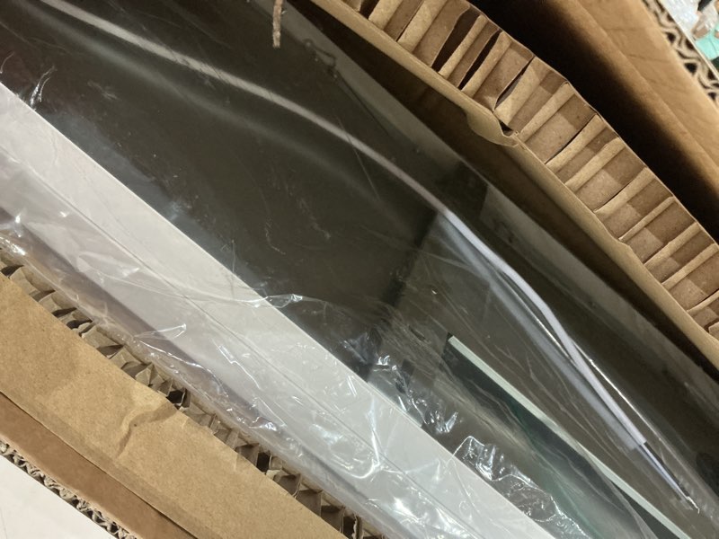 Condition photo showing As Is for 1x4 led flat panel light surface mount 2-pack, 40w/4580lm, 5cct 2700k/3000k/4000k/5000k/6000k selectable, flush mount ceiling light for kitchen, garage, hallway, office, etl