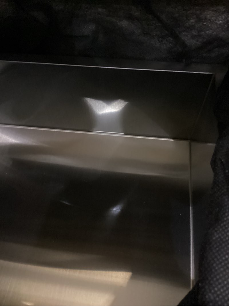 Condition photo showing New/Like New for Shower Niche, 12"x12" No Tile Needed, The Insert Storage Rectangle Single Shower Shelf is Easy to Install, Stainless Steel, Brushed Nickel